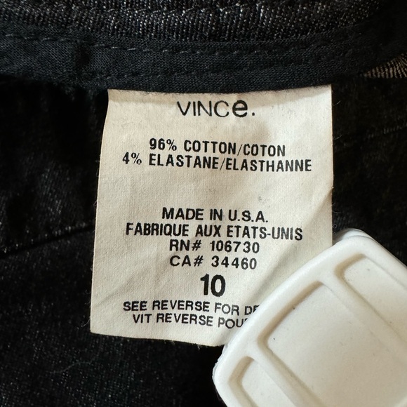 Vince Zip Leg Pants Size 10 Black - Picture 4 of 5